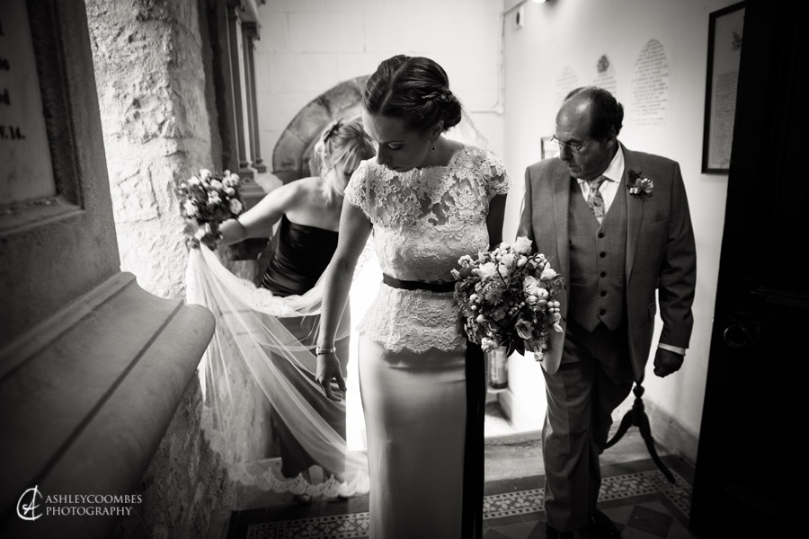 Lake of Menteith wedding brides father