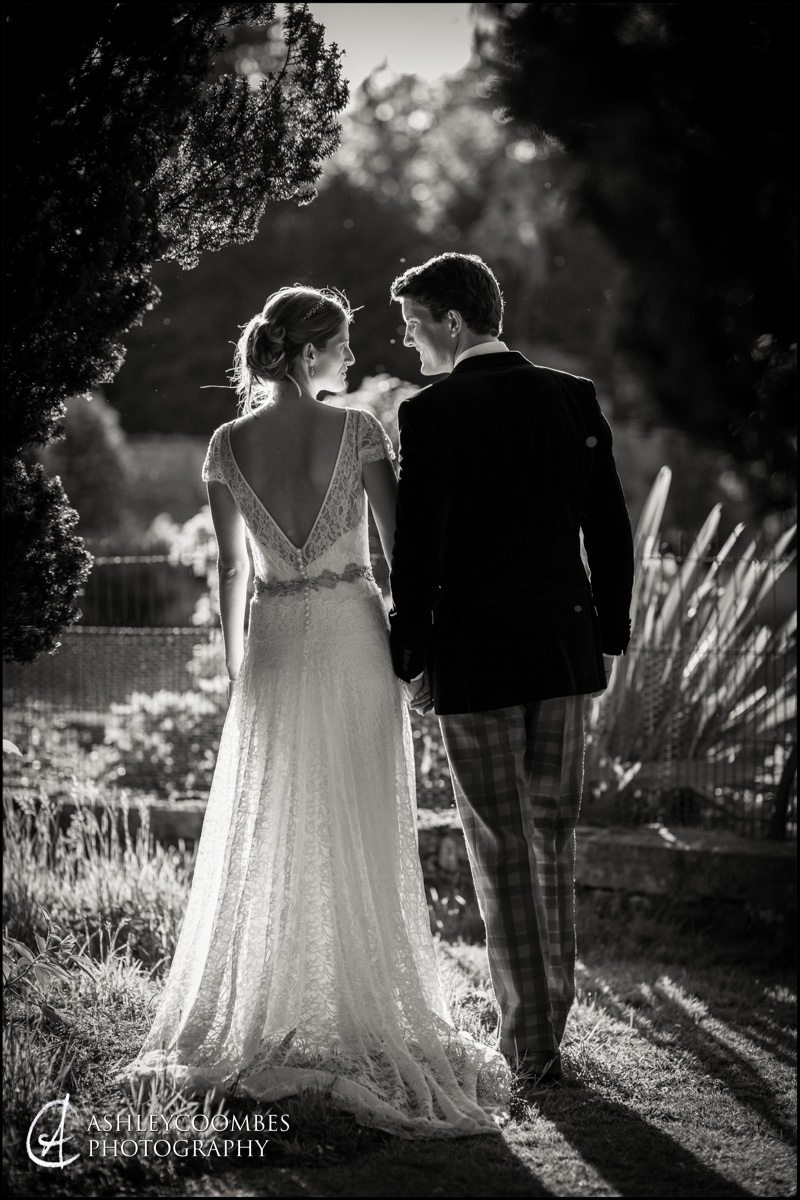 Bride and groom portrait