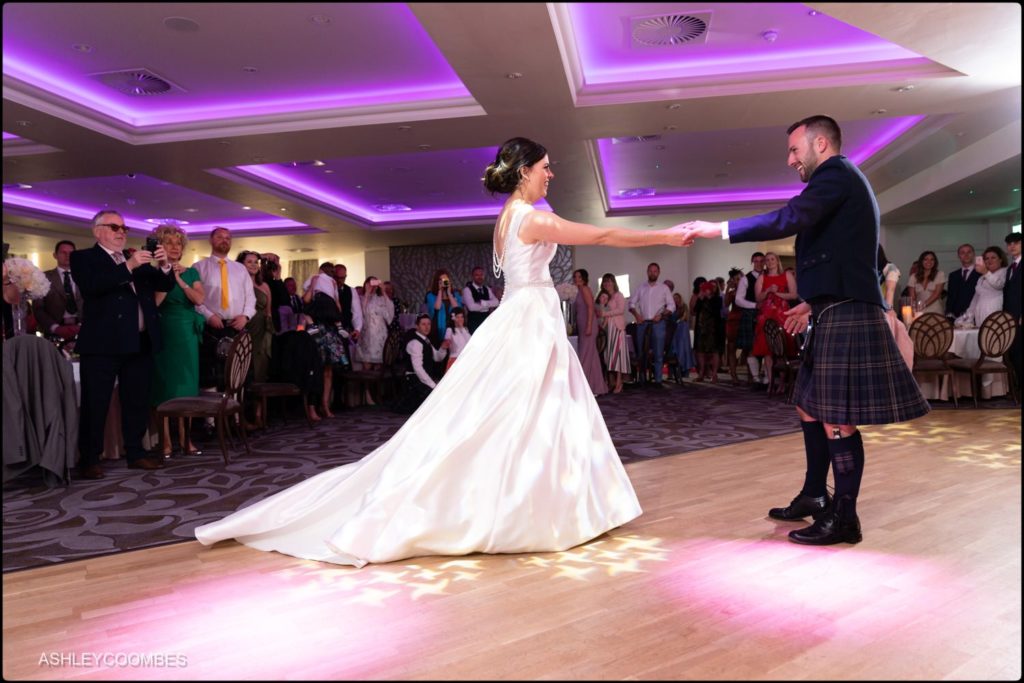 Laura and Frank Seamill Hydro Wedding Ashley Coombes Photography