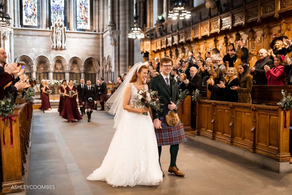 University of Glasgow memorial chapel wedding recessional