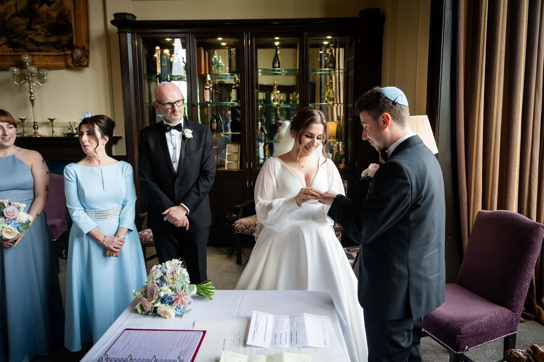 Elegant jewish wedding at Mar Hall