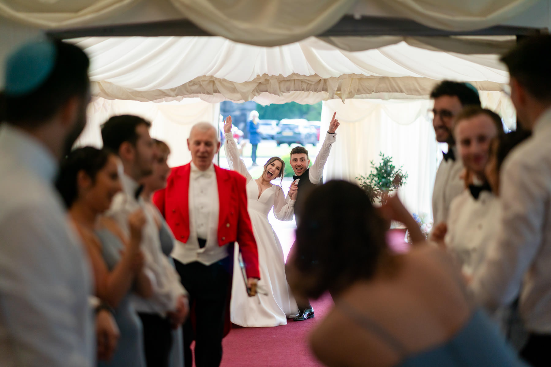 Bride and groom entrance