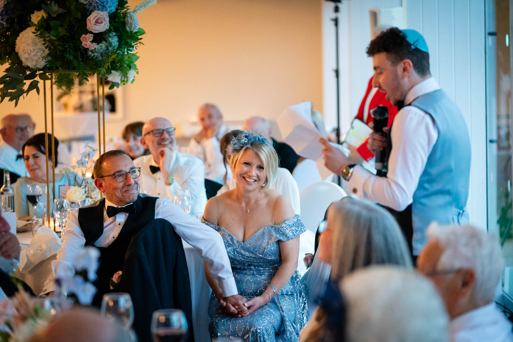 Jewish wedding speeches at Mar Hall