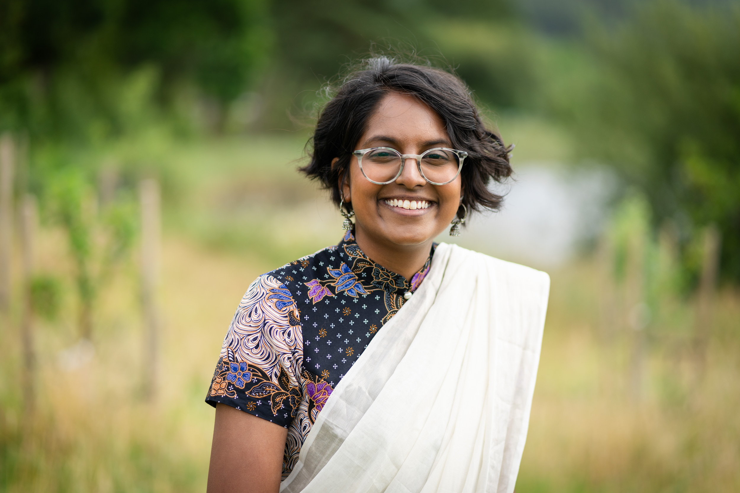 Scottish Indian bride portrait