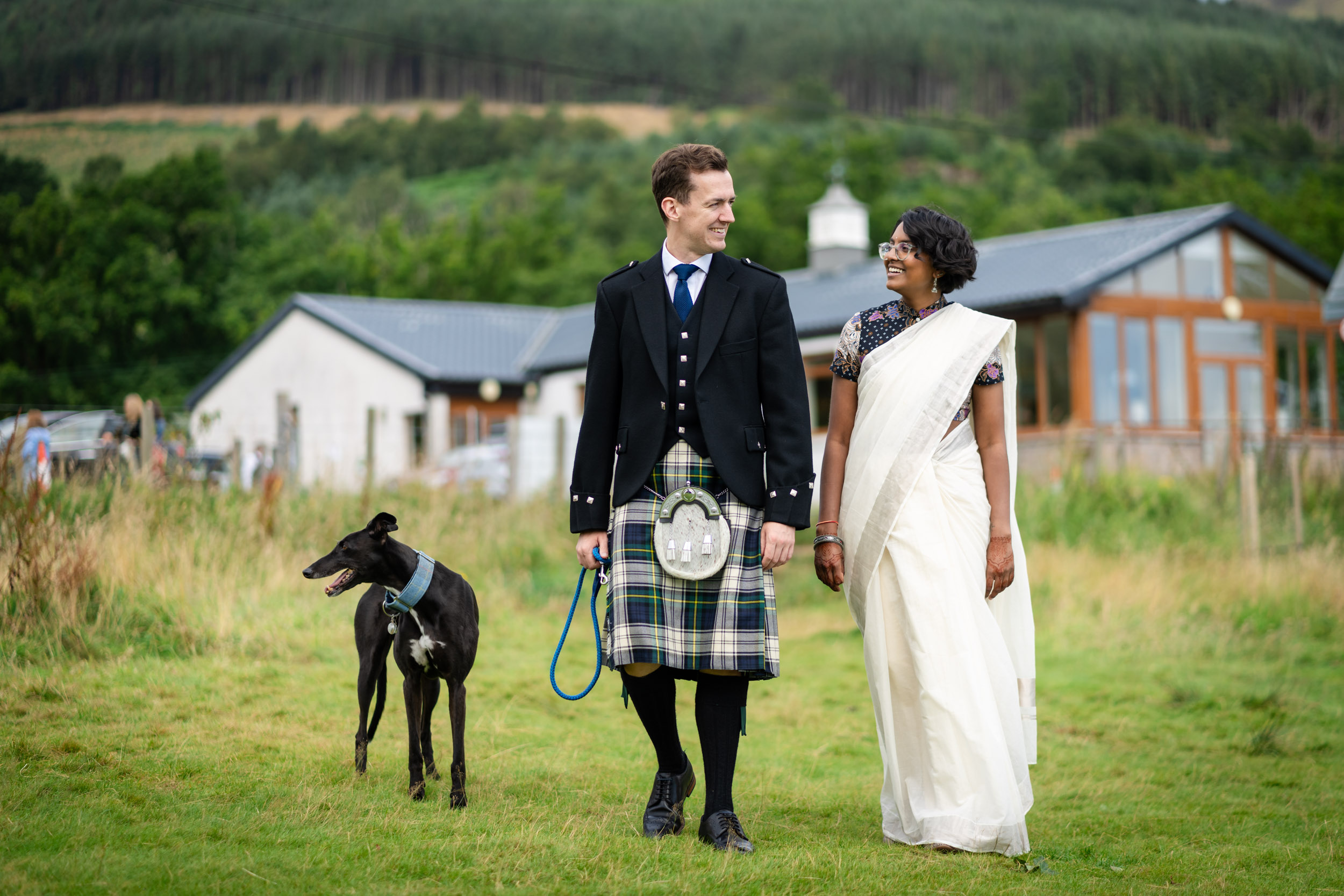 Scottish Indian Kinlochard wedding