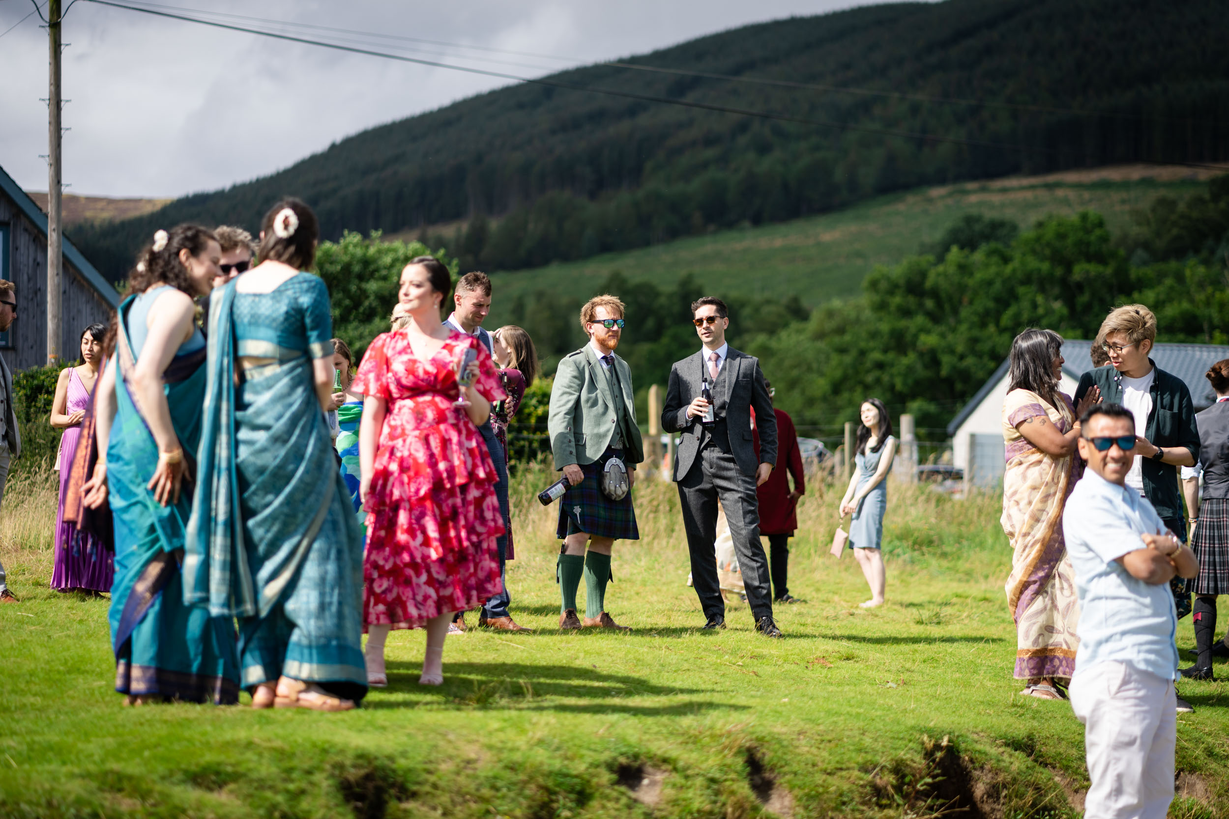 Kinlochard Village Hall wedding