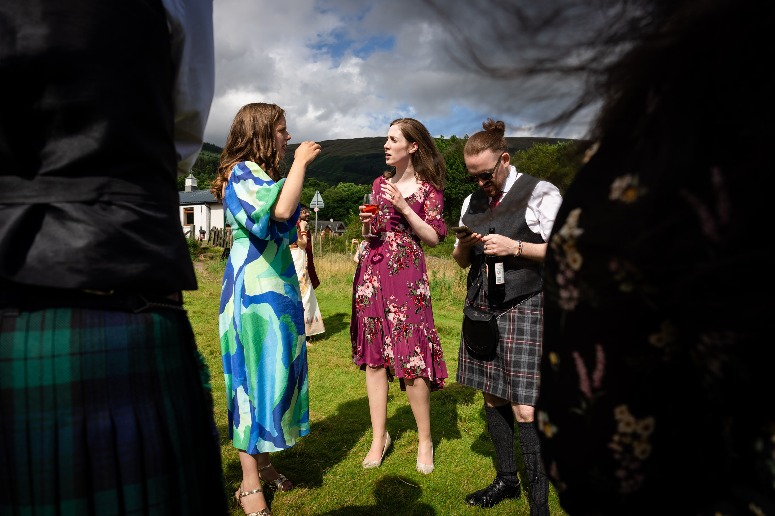 Kinlochard Village Hall wedding