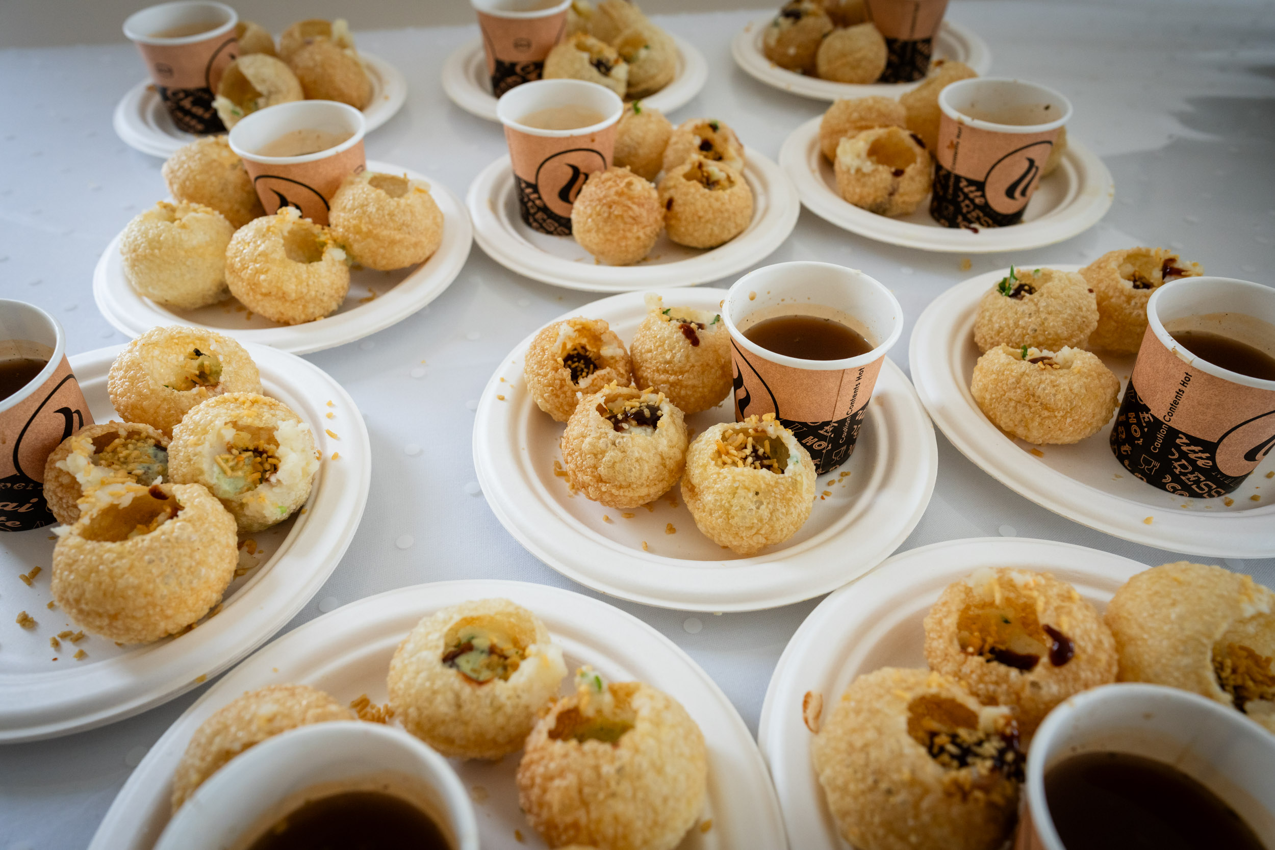 Scottish Indian wedding food