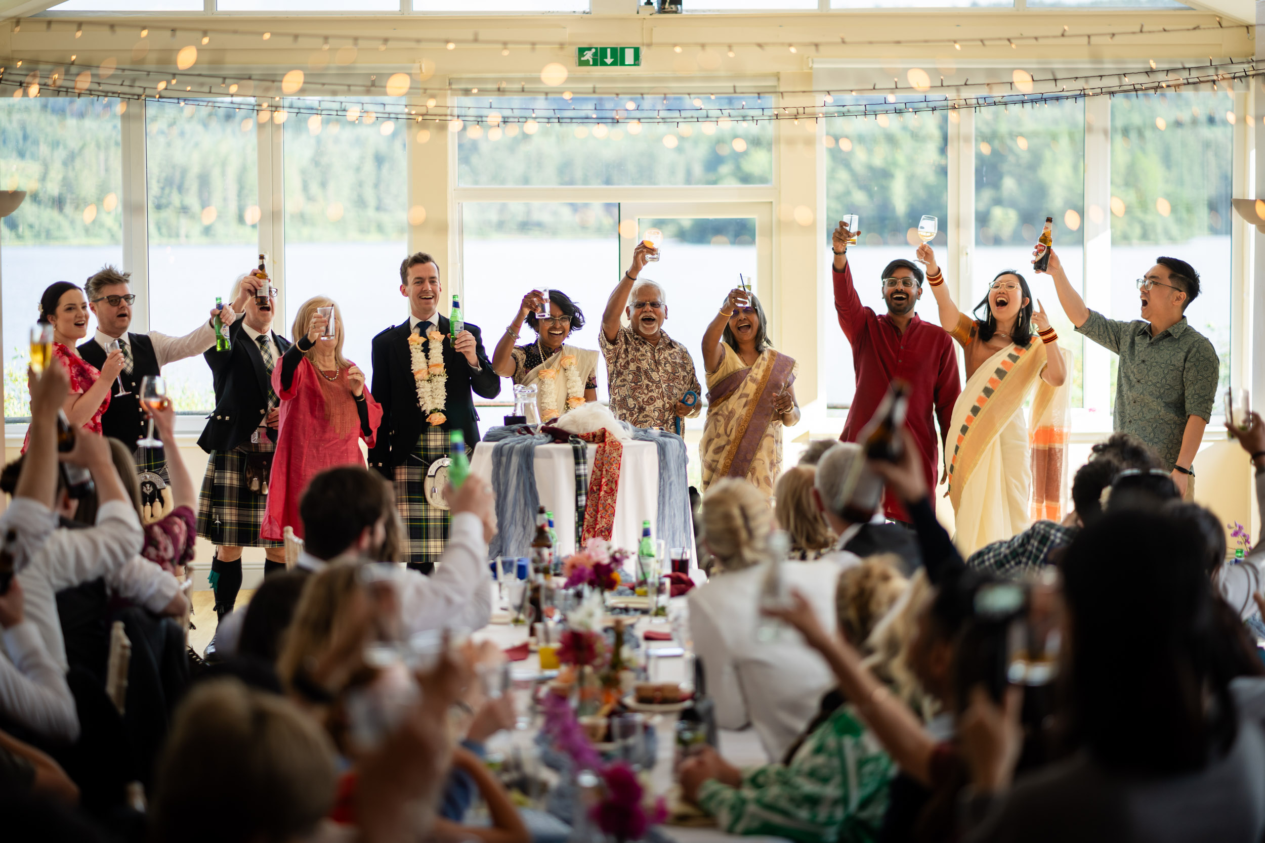 Scottish Indian wedding toasts