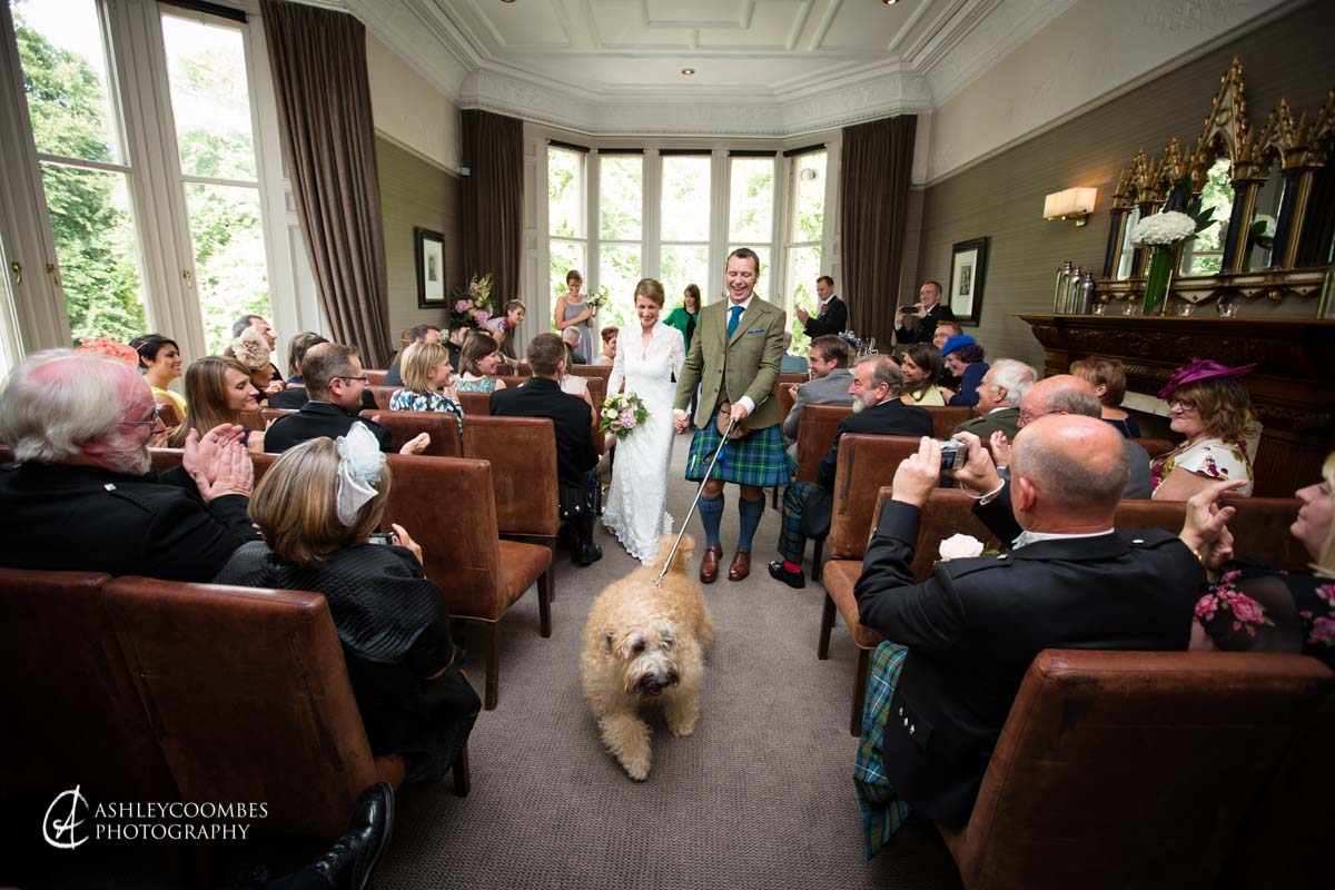 Brian marries Kerry at One Devonshire Gardens, Glasgow.